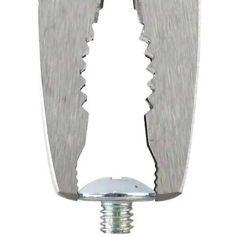 Close-up of 6.25 Inch Stripped Screw Extractor Pliers For Rusted Stuck And Damaged Screws And Fasteners Time Saving Professional Grade Tool Made In Japan Vampliers