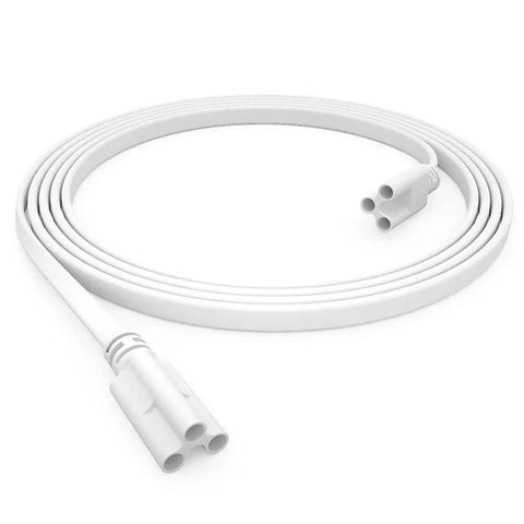 Four Pack 6 Foot T5 T8 LED Shop Light Connecting Wires Dual Ended Linkable Cables For LED Tube Fixtures No Soldering Required Plug And Play