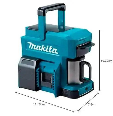 Cordless Coffee Maker For 18V LXT And 12V Max CXT Batteries, Tool Only, Compact Design, Includes Permanent Drip Filter, Teal Color