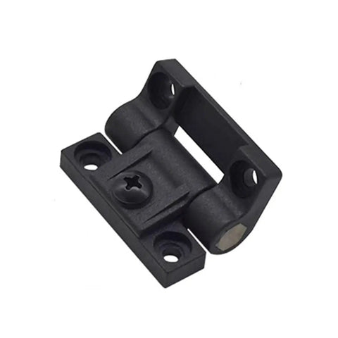 10 Pack Adjustable Torque Door Hinge 43mmx36mm Black Plastic With 4 Countersunk Holes Position Control For Doors Built Tough Durable
