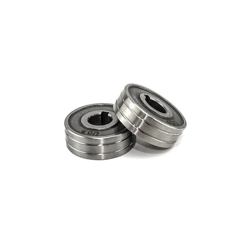 MIG/MAG welding feed roller wheel with knurl groove, steel construction for 0.6/0.8/1.0 mm wire, Amazon brand.