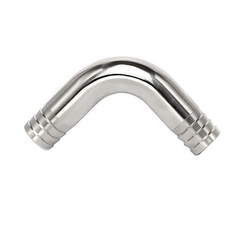 Yoebor 304 stainless steel hose barb 90-degree elbow, 1in barbed x 1in barbed, sanitary fitting, 1pc