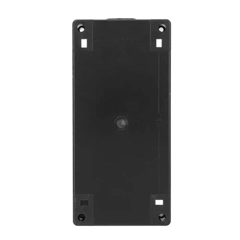 Back view of Rugged Outdoor Wall Mount Control Panel Enclosure with Flame Retardant ABS Construction, sealing rubber strip visible.
