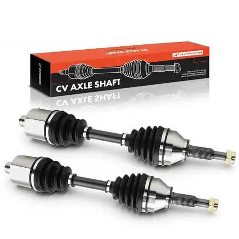 Front CV Axle Shaft Assembly For Chevy Cobalt 2005 2010 HHR 2006 2011 Pontiac G5 2 piece set displayed with packaging