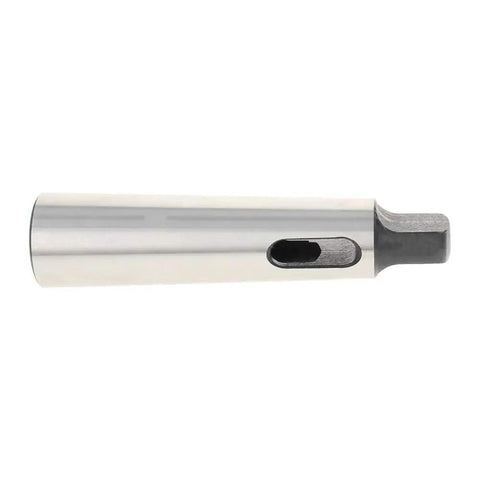 3/4 Morse taper reducing adapter, steel, for lathe and drill press (side view)