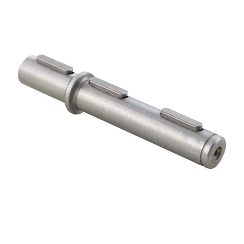 Single Output Shaft For NMRV30 Worm Gear Speed Reducer With 14mm Diameter 5mm Keyway M6 Screw Holes On End RV30-AS Compatible Keyed Output Shaft