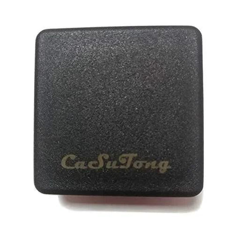 8 Pack 1 1/2 Inch Square Black Plastic End Caps For Square Tubing And Furniture Finishing Plugs top view