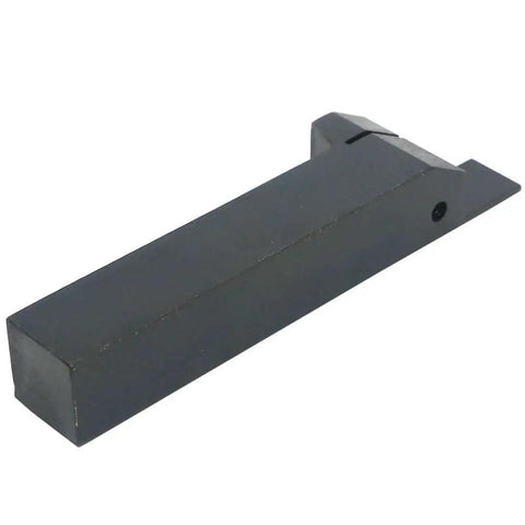 Heavy Duty CNC Lathe Grooving Tool Holder With Three MGMN300 Carbide Blades 0.787 Inch MGEHR2020 3, alloy steel, side view
