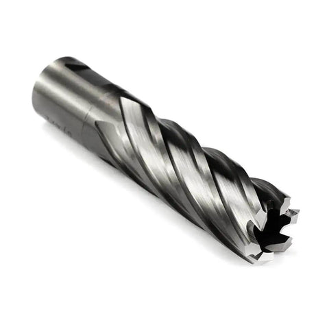 Heavy Duty Three Quarter Inch Annular Cutter For Magnetic Drill Press With Weldon Shank And Two Flat Pilot Pin Two Inch Depth Of Cut