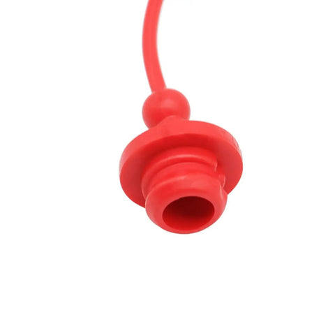 Red cap for Four Pack One Half Inch Ag Hydraulic Quick Connect Couplers with Matching Caps for Half Inch Ag Thread ISO 5675 Body