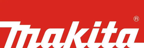 Makita logo in red and white
