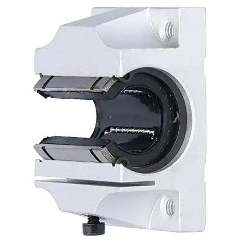 Side view of 20mm Bore Linear Ball Bearing Slide Block For Linear Guide Rails, Smooth Glide, Precise Motion, 68mm x 51mm x 31mm