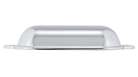 Side view of Montrose Collection Chrome Traditional Cabinet And Drawer Pull Handle Center To Center 90 mm for Kitchen and Bathroom