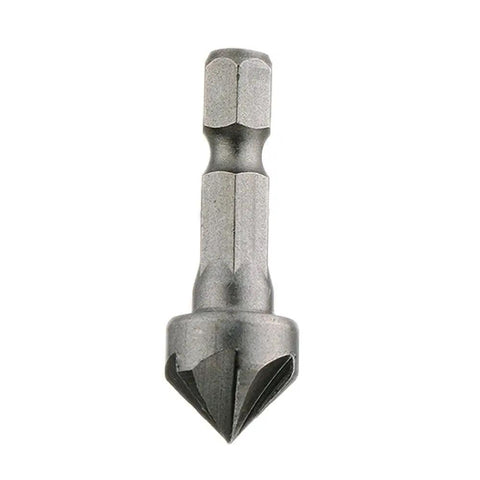 2 Pcs 90 Degree Countersink Drill Chamfer Bits With 1 Quarter Inch Hex Shank For Woodworking And Carpentry Angle Point