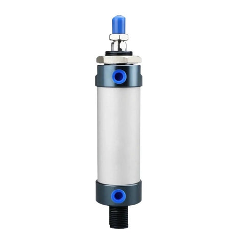 ZZAYGESY mini pneumatic double-acting cylinder, aluminum alloy body, 75mm stroke, 25mm bore.
