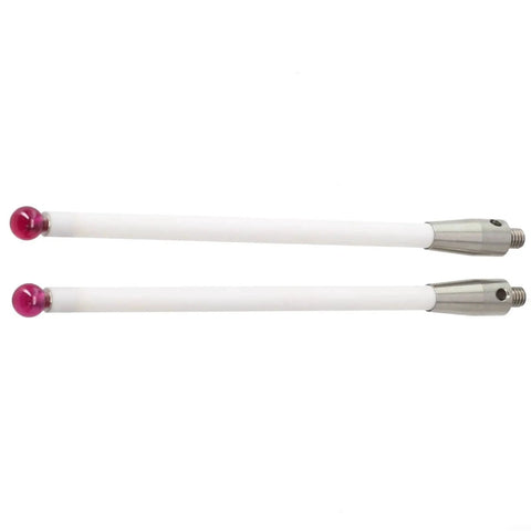 Ceramic Stem Probe Stylus Tips For CMM Probes 6mm Ball Tip 100mm Length 2 Pack Compatible With Renishaw A 5000 3712 For Industrial Inspection And Coordinate Measuring Machine QC.