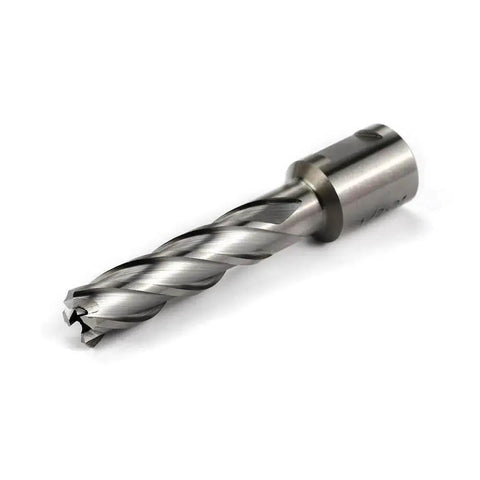 1/2 Inch HSS Annular Cutter for Magnetic Drill Press with 2 Inch Cutting Depth, 3/4 Inch Weldon Shank, 2 Flats, and Pilot Pin
