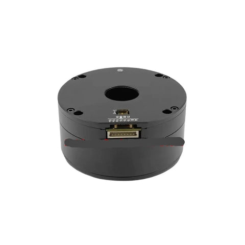 0.99Nm 220RPM High Torque Robotic Arm Servo Motor With 19 Bit Encoder MHF7015, durable aluminum, back view showing CAN interface