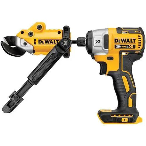 Beefy Heavy Duty Metal Shear Drill Attachment With 360 Degree Pivoting Head For Cutting 18 Gauge Metal and More