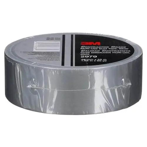 Multi-Use Silver Duct Tape 1.88 in x 60 yd x 7 mil, 1 Pack, Contractor Grade Temporary Repair roll in packaging