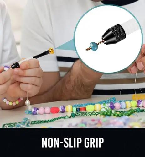 Manual Craft Drill Set With Sharp HSS Micro Bits For Jewelry Making And Miniature Projects, Pin Vise Hand Drill in use by Craft911
