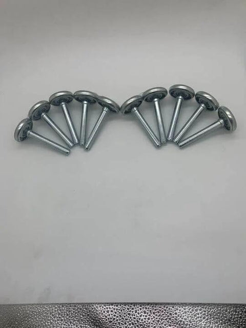 2 Inch Steel Door Rollers For Overhead Roll Up Doors Replacement Pack Of 10 For Trucks And Trailers Heavy Duty Rollers