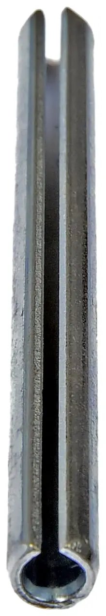 Close-up view of Roll Pins Three Sixteenth Inch By Two Inch Value Pack Twenty Five Count Universal Fit Durable Steel Pins for automotive use.