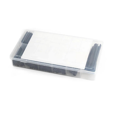 Slotted Spring Dowel Pin Assortment Kit 450 Pieces With Plastic Storage Case For Automotive Mechanical Workshop And Repairs Pro Grade Durable Spring Steel Pins For Cogs Gears Wheels And Precise Alignment Must Have case