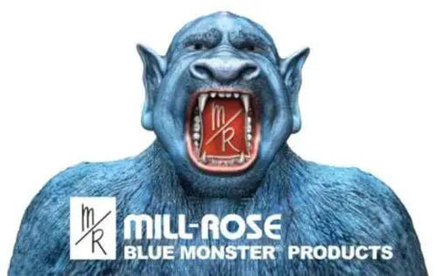 Mill-Rose Blue Monster Products logo featuring a blue monster image.