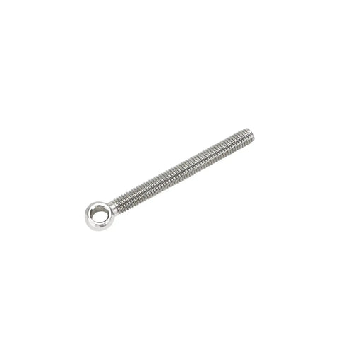 Heavy Duty Stainless Steel M5 x 50mm Shoulder Swing Lifting Eye Bolt Set, 304 Grade Rigging Eye Bolts, side view showing threaded bolt