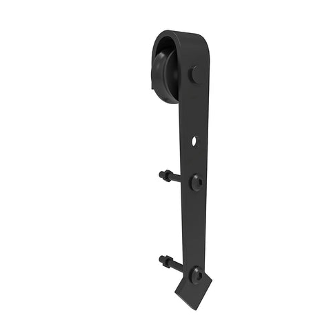 Sword style J shape hanger for Six Foot Heavy Duty Sliding Door Track Kit With Floor Guide For Interior And Exterior Use
