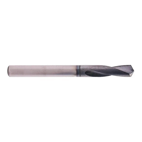 Pro Grade Solid Carbide Spotting Drill Set 5Pcs Three Sixteenth Inch Shank 2 Flute 120 Degree AlTiN Coated for Milling