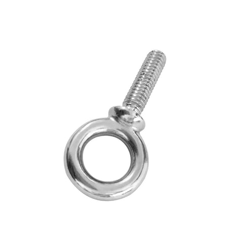 Workhorse Heavy Duty Lifting Shoulder Eye Bolts One Quarter Inch By Twenty UNC Marine Grade 304 Stainless Steel Threaded