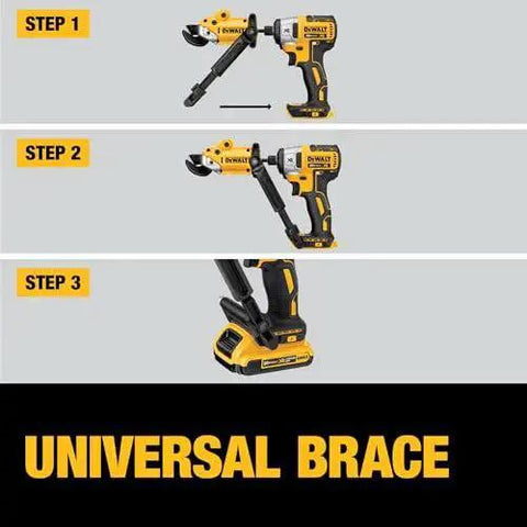 Beefy Heavy Duty Metal Shear Drill Attachment With 360 Degree Pivoting Head For Cutting 18 Gauge Metal and more installation steps