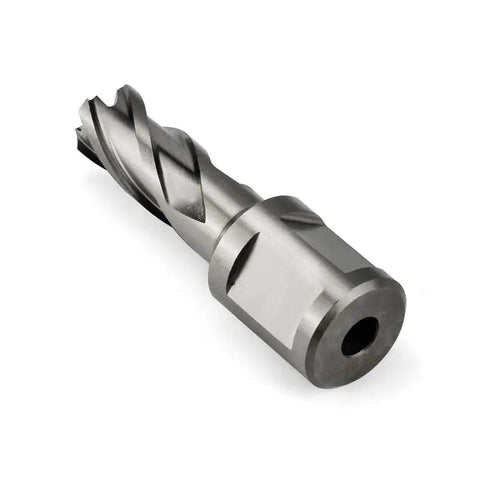 One Half Inch Cutting Diameter Annular Cutter With One Inch Depth Of Cut, Three Quarter Inch Weldon Shank With Two Flats, Pilot Pin For Magnetic Drill Press, Dual Edge Design For Ultra Fast Hole Drilling Oscarbide