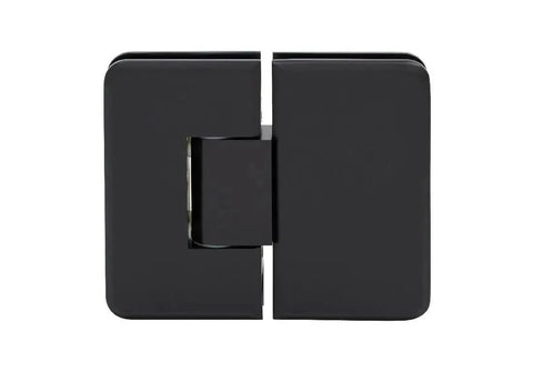 Oil Rubbed Bronze 180 Degree Glass To Glass Plymouth Series Wide Shower Door Hinge front view