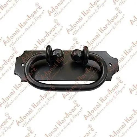 Moladah Hand Forged Iron Drop Pulls Two Pack Matte Black Finish For Vintage Wood Cabinets Doors Drawers Cupboards Wardrobes And Sheds