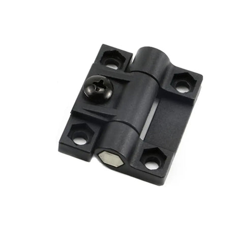 10 Pack Adjustable Torque Door Hinge 43mmx36mm Black Plastic With 4 Countersunk Holes Position Control For Doors Built Tough Durable