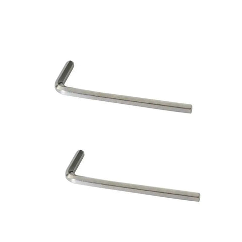 Two Allen wrenches for 2 Hole Black 90 Degree Inside Corner Bracket Kit For 2020 Aluminum Extrusion 20x20 Profile With 6mm Slot