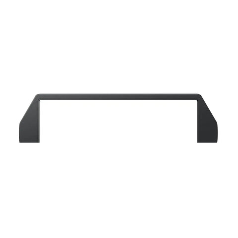 Front view of 4 Pack 4040 Aluminum Rectangular Pull Handles With 180mm Hole Distance Black, showcasing sleek design.