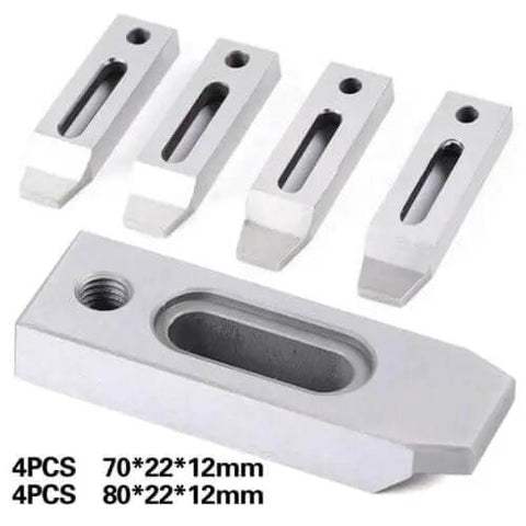 Stainless Steel Wire EDM Jig Holder Set 4 Piece For Precision Fixture Board And Woodworking Joinery Clamping Leveling Tool