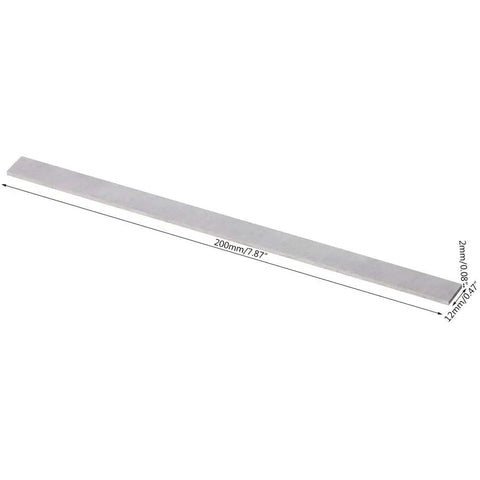 Pro Grade HSS Lathe Tool Bit Rectangle Boring Bar Fly Cutter For Turning, Cutting, Facing, Boring And Chamfering 200x12x2mm