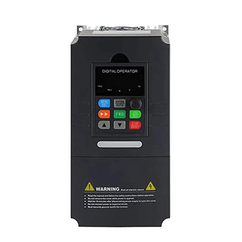 Front view of 5HP 480V Three Phase VFD Drive 0 To 400 Hz Output, 3 Phase Input, IP20 Enclosure, RS485 Enabled Variable Frequency Inverter