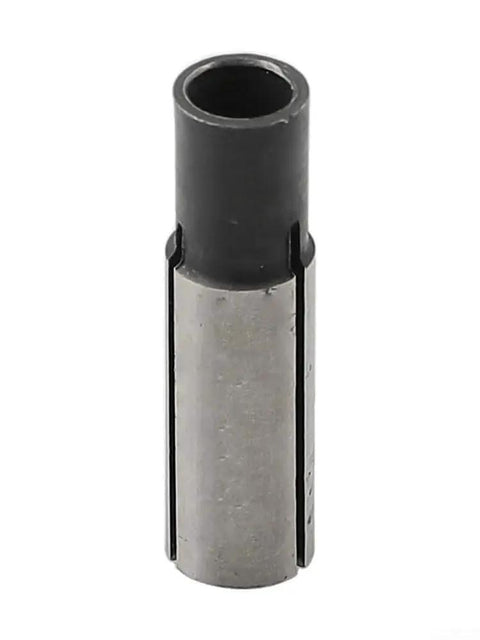 Collet adapter for CNC router spindle; reduction sleeve, 6.35mm to 4mm; 65Mn steel shank