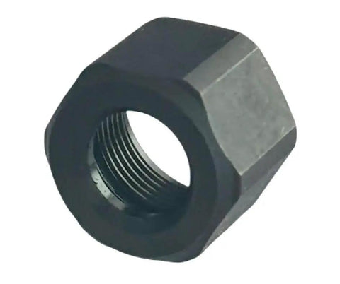 One Eighth Inch Collet And Nut Assembly With Socket Head Black Steel Zinc Coated Replacement Part for Machining