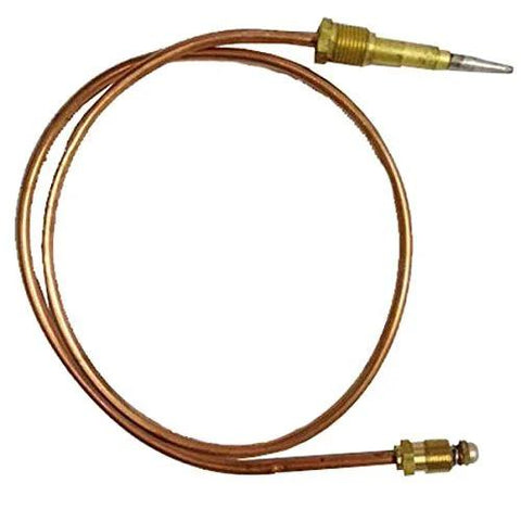 Lennox 74L57 gas fireplace thermocouple with copper wire and brass fittings, coiled