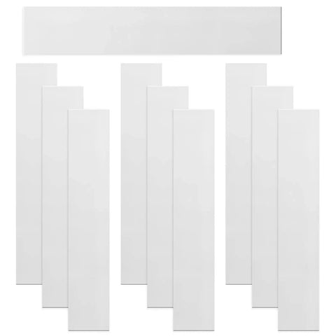 10 Piece Stainless Steel Shim Stock Set With 1 Inch Width And 6 Inch Length, 0.01 Inch Thick, Metal Shim Shims For Precise Alignment