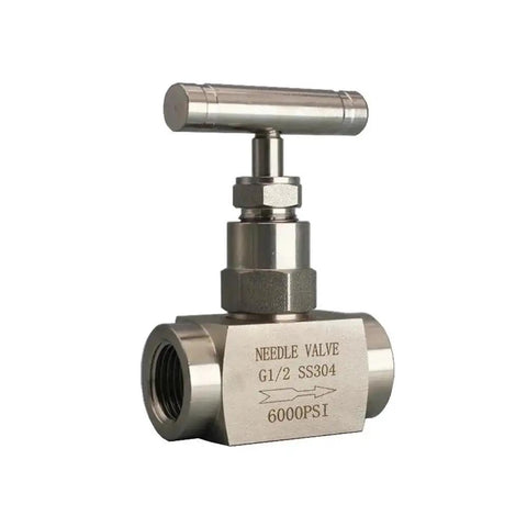 High Pressure Needle Valve 304 And 316L Stainless Steel Through Plate Instrument Valve With Female Thread