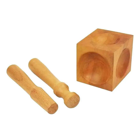 Square Wood Dapping Block Punch Kit For DIY Doming Shaping And Stamping Jewelry Blanks Perfect For Copper Gold Silver Aluminum Sheets Includes 1 Block And 2 Punches Concave Block For Smooth Forming