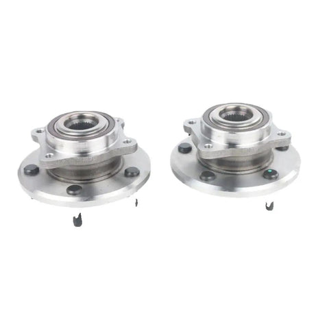 Two Piece Front Wheel Bearing Hub Assembly 513286 Compatible With 2009 to 2017 Journey And Ram ProMaster displayed side by side